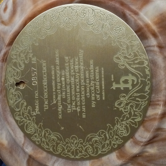 Collector plates. Numbered and signed. - Picture 4 of 10